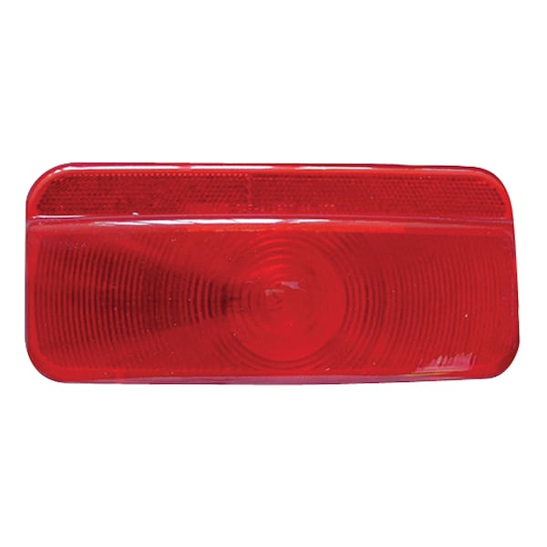 Fasteners Unlimited Fasteners Unlimited 89-187 Surface Mount 12 Volt Taillight - Red Replacement Lens 89-187 - main